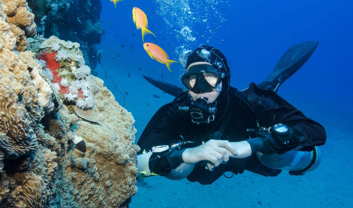 Sidemount Diver, Koh Chang, Thailand