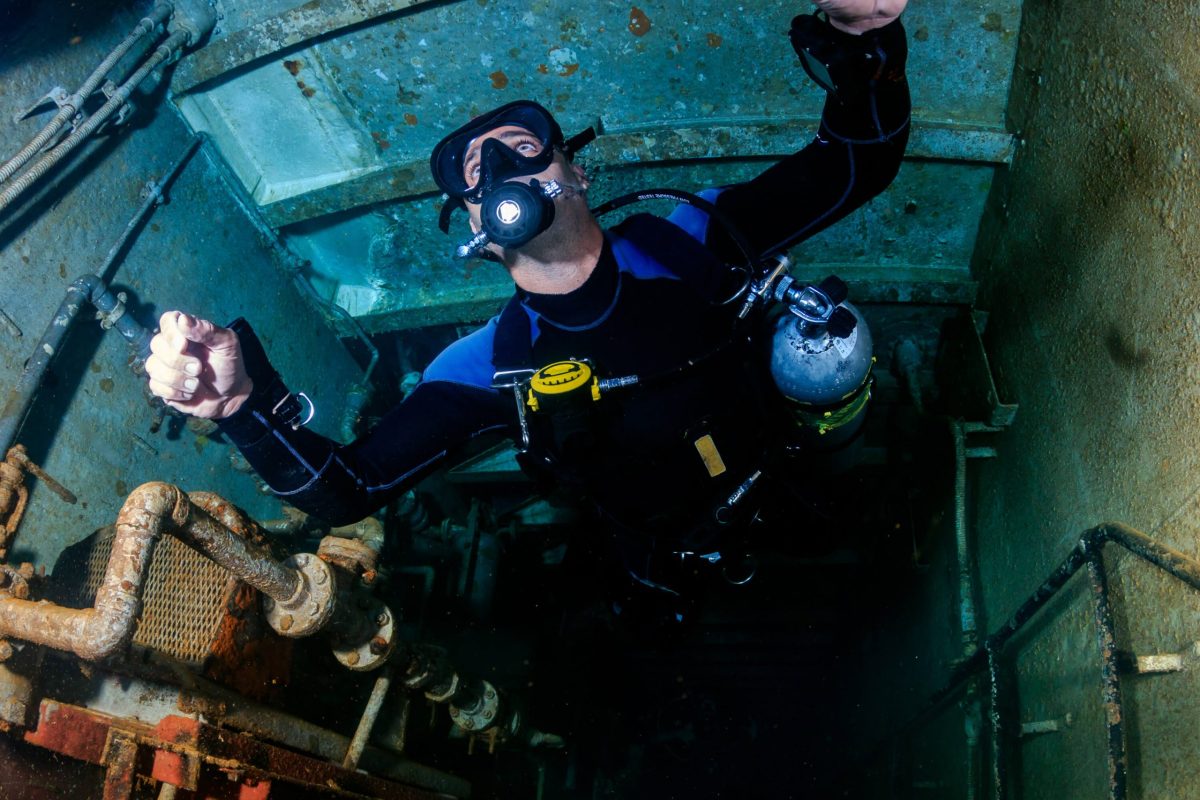 TDI Adbanvced Wreck Diver, Koh Chang, Thailand