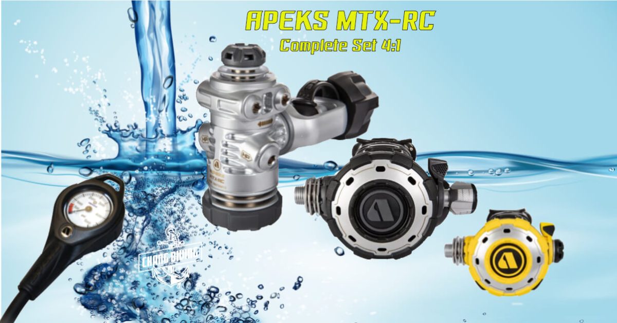 APEKS MTX-RC Regulator Set 4-1